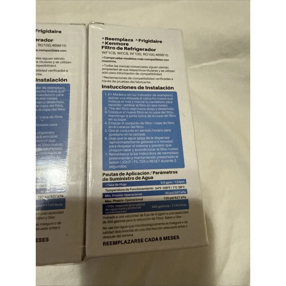 ICEPURE RWF2300A Water Filter Fits Frigidaire WF1CB Kenmore 46-9910 3-Pack